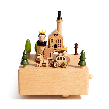 Whirling Grace Carousel Music Box
