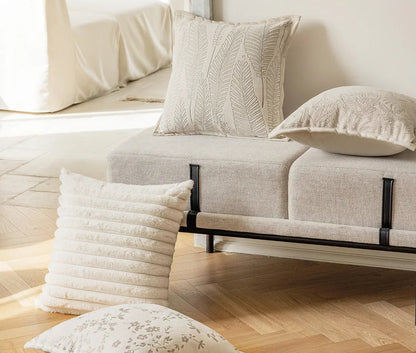 Sandstone Bloom Cushion Cover