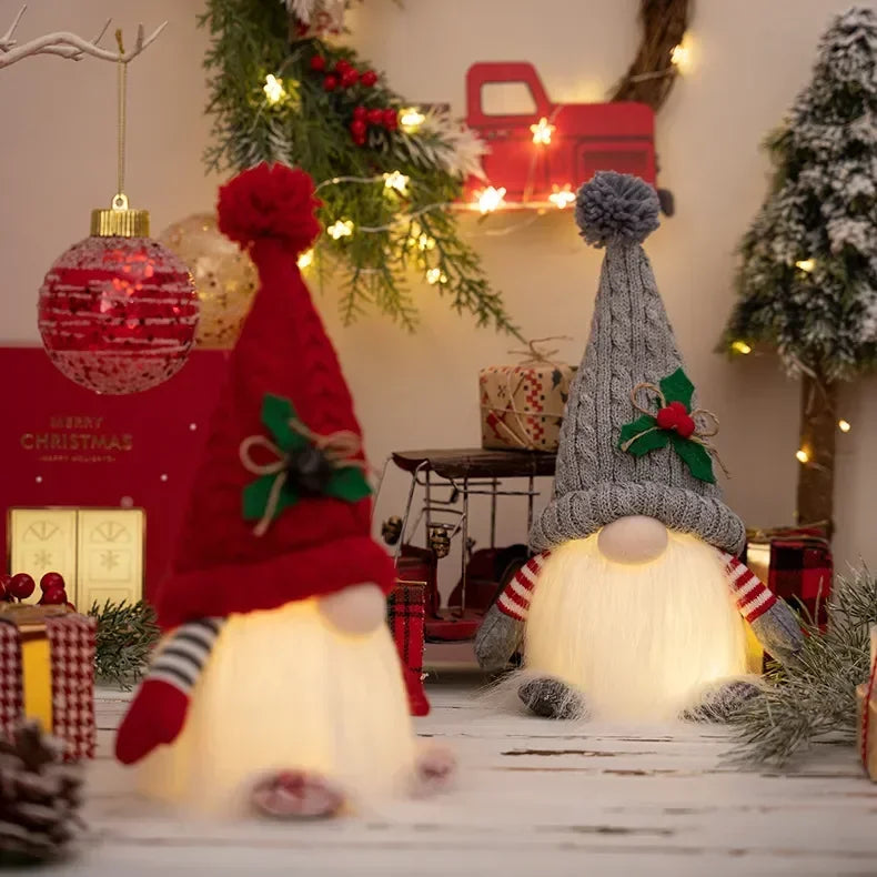 Light-Up Christmas Nordic Gnome