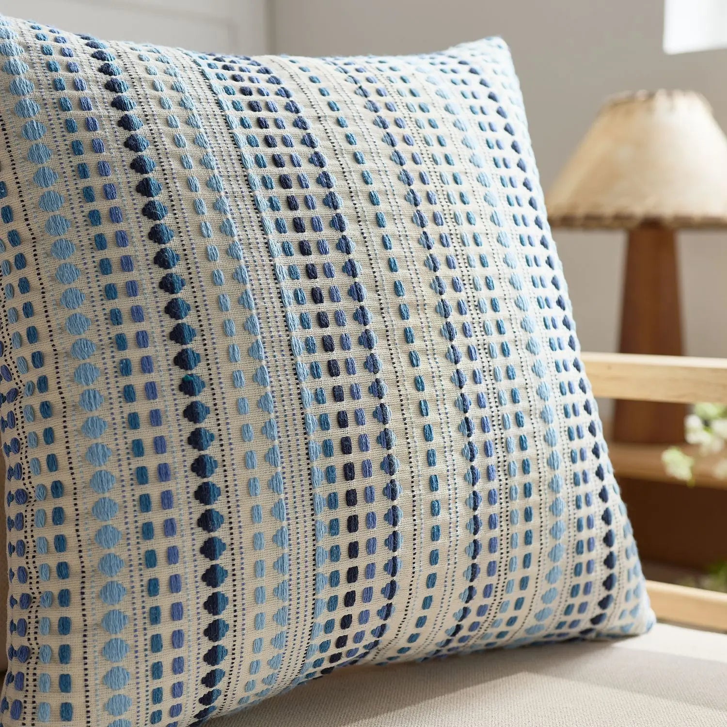 Nordic Dot Jacquard Cushion Cover