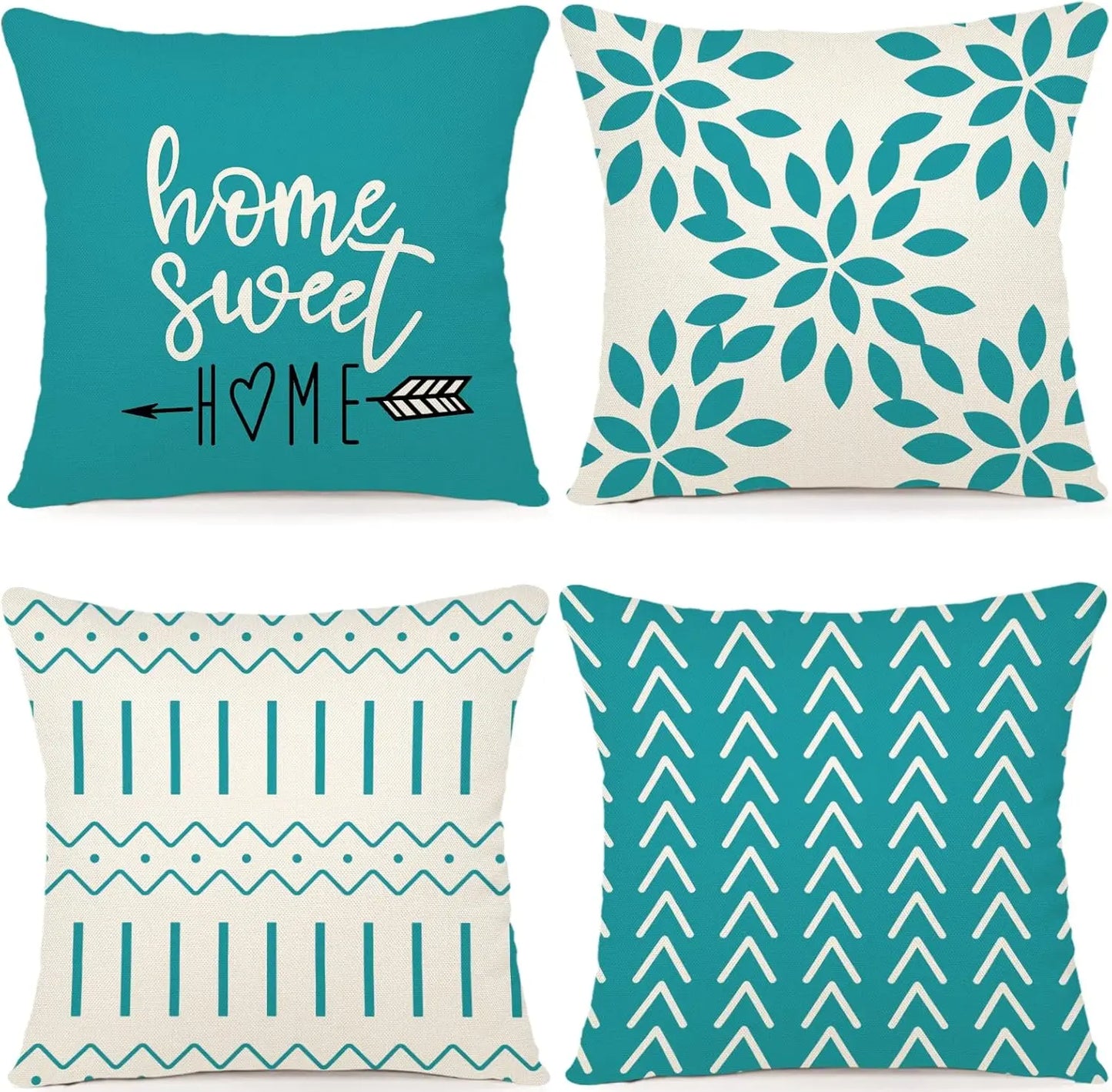 Modern Boho Pillow Cover Set (4pcs)