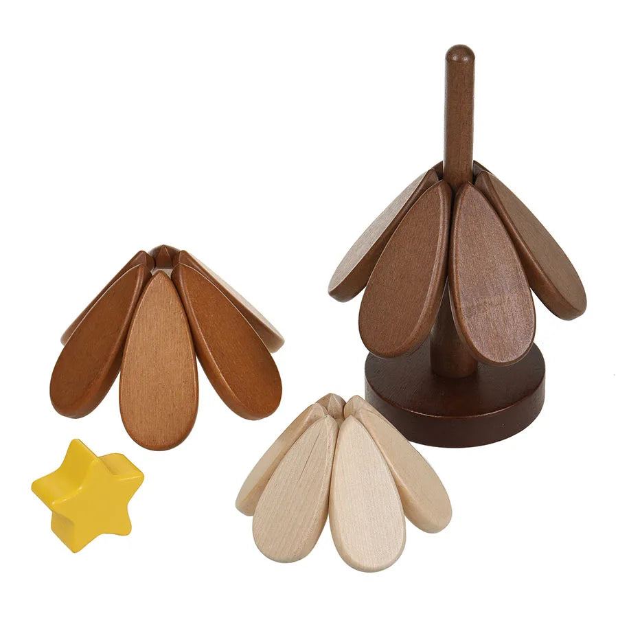 Christmas Tree Wooden Insulation Mat Set