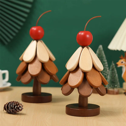 Christmas Tree Wooden Insulation Mat Set