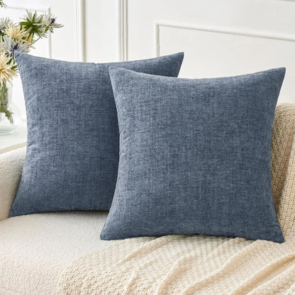 Chenille Solid Cushion Cover