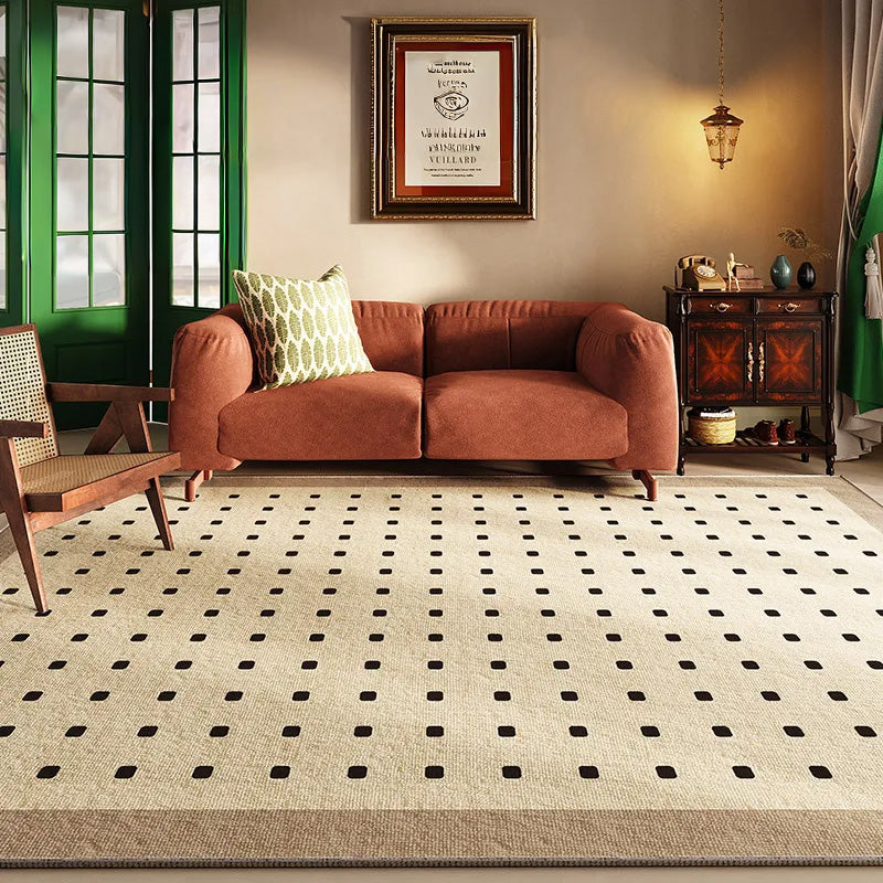 Château Lines Retro French Rug