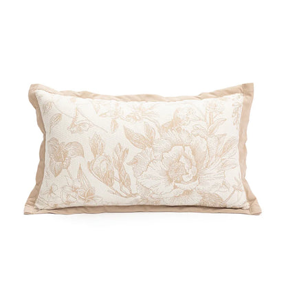Nordic Bloom Chenille Cushion Cover