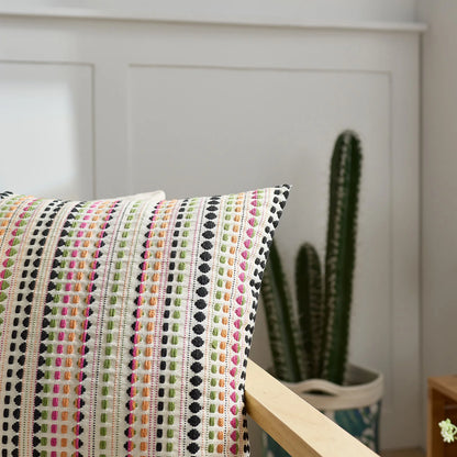Nordic Dot Jacquard Cushion Cover
