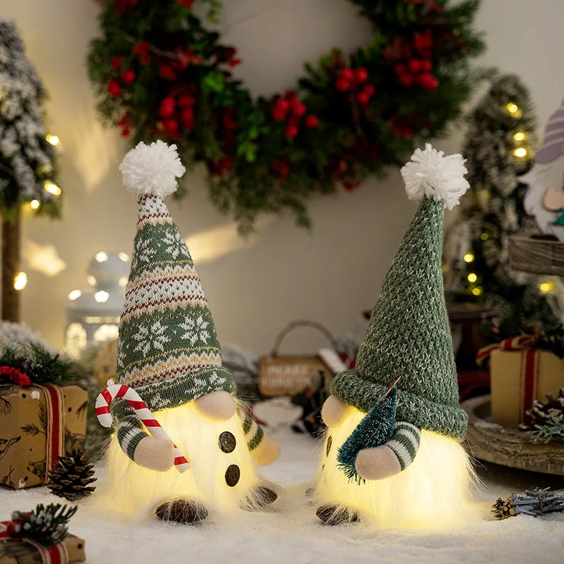 Light-Up Christmas Nordic Gnome