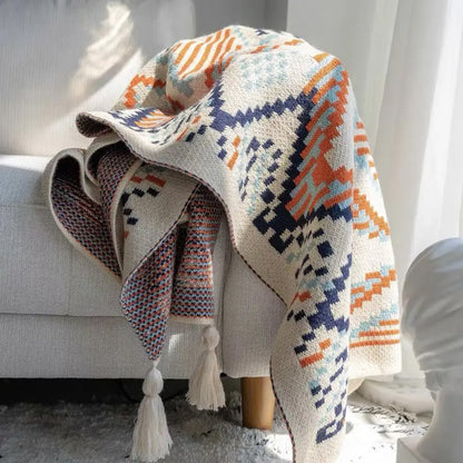 Soft Knit Nordic Blanket